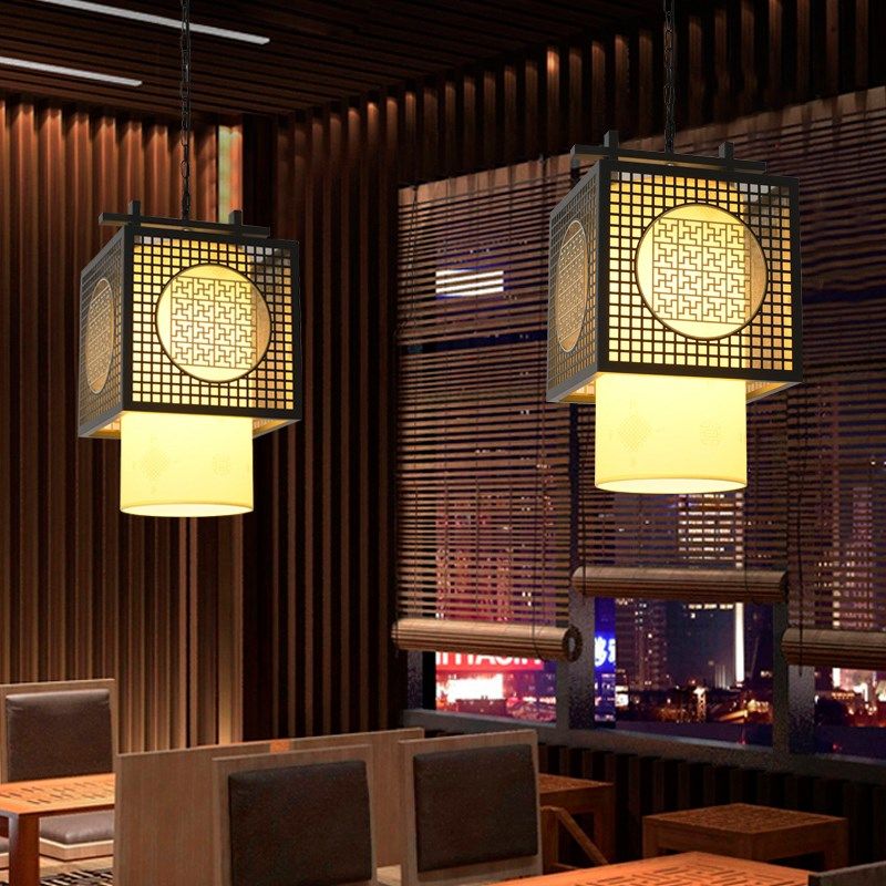 现代新铁艺吊灯饭店大厅过道玄关灯具中古风民宿酒店灯饰,淘宝优惠券,粉丝福利购,淘宝优惠卷