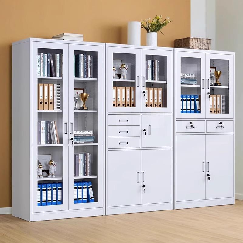 文件柜办公室资料档案柜铁皮柜加厚带锁财务凭证柜储物柜矮柜厂家 - 图0