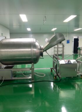 不锈钢变频真空滚揉机商用香辣鸡柳入味机300L型鸭胸肉腌制设备