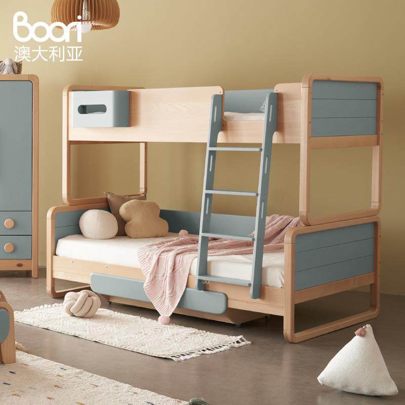 Boori贝仑全实木高低床上下铺儿童床小户型上下床双层床子母床,淘宝优惠券,粉丝福利购,淘宝优惠卷