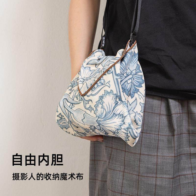 2025新款原创多功能百布贴化妆包可携式单眼相机自粘收纳布,淘宝优惠券,粉丝福利购,淘宝优惠卷