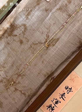 原创天然水晶手链女小众设计感