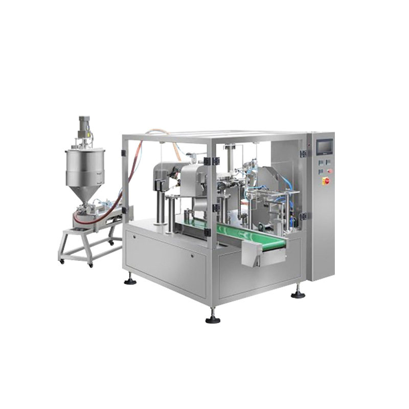 全自动八工位旋转给袋式清洁剂包装机洗衣液吸嘴预制袋液体灌装机,淘宝优惠券,粉丝福利购,淘宝优惠卷