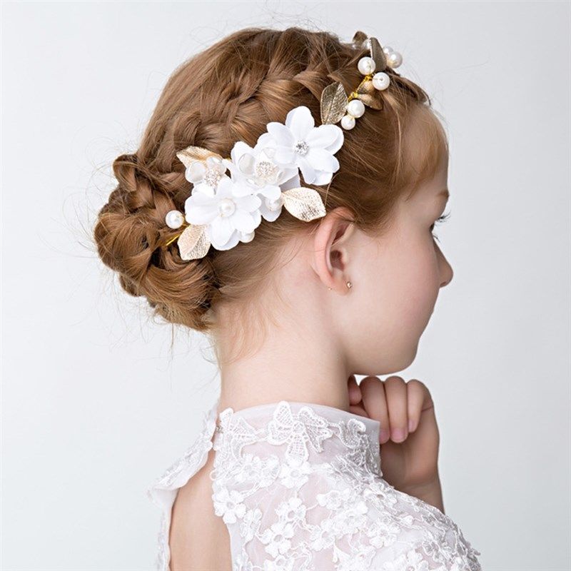 女童钢琴头饰花童婚礼发饰公主王冠花环儿童礼服配饰女孩表演发箍,淘宝优惠券,粉丝福利购,淘宝优惠卷