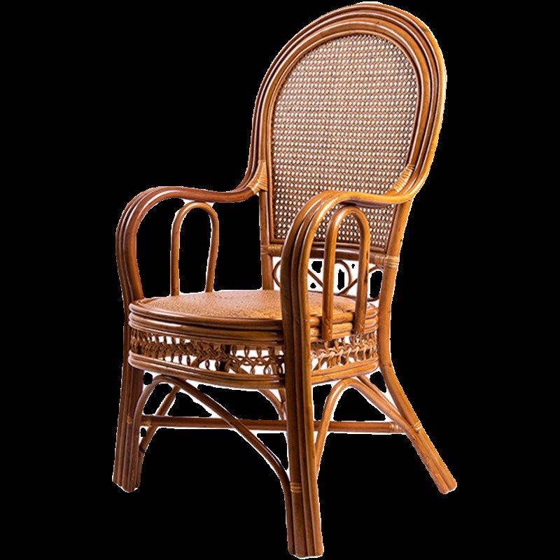 藤椅天然印尼真藤单人老人藤编靠背办公椅休闲腾椅家用阳台三件套,淘宝优惠券,粉丝福利购,淘宝优惠卷