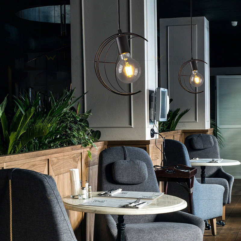 工业风单头小吊灯罩酒吧台餐厅创意火锅烧烤奶茶服装店橱窗商用灯,淘宝优惠券,粉丝福利购,淘宝优惠卷