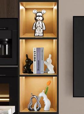 现代创意简约人舞者家居桌面书挡工艺品摆件客厅酒柜办公室装饰品