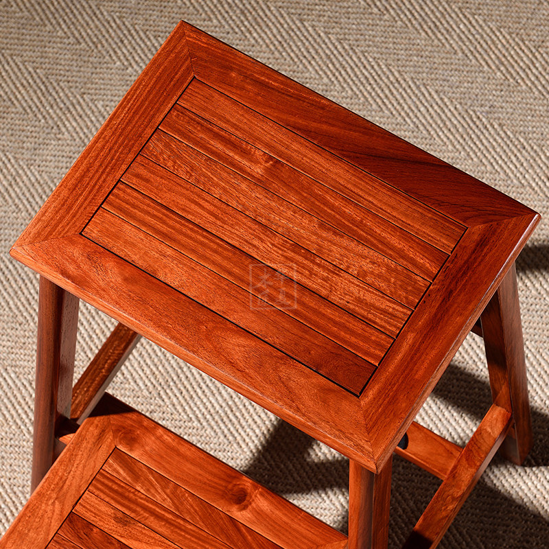 缅甸梨木踏脚凳层阶梯凳红木垫脚小楼梯高低凳儿童台阶椅,淘宝优惠券,粉丝福利购,淘宝优惠卷