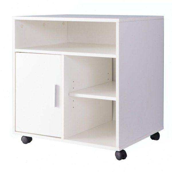 木质储物矮柜办公打印机柜底座桌边收纳文件柜可移动,淘宝优惠券,粉丝福利购,淘宝优惠卷