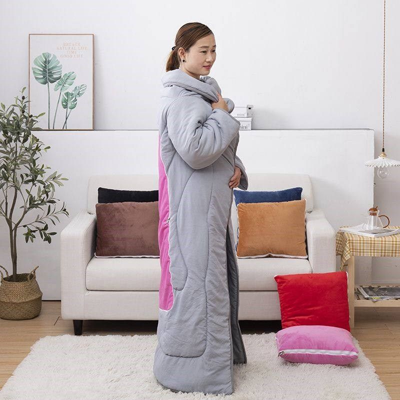 车载两用抱枕被可穿戴带袖子懒人被可折叠汽车空调被二合一腰靠垫,淘宝优惠券,粉丝福利购,淘宝优惠卷