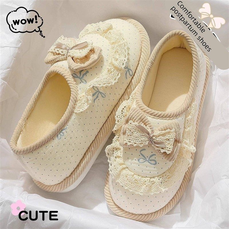 2025新款月子鞋秋冬产妇孕妇防滑厚底室内家居包跟棉拖鞋女款冬季,淘宝优惠券,粉丝福利购,淘宝优惠卷