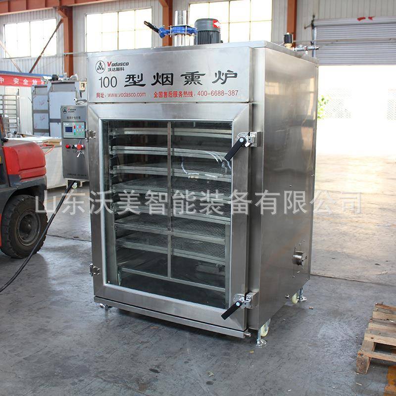 大型哈尔滨细肠烟熏机立式羊腿熏烤炉全自动熏鱼熏肠烘烤箱烟熏炉 - 图2