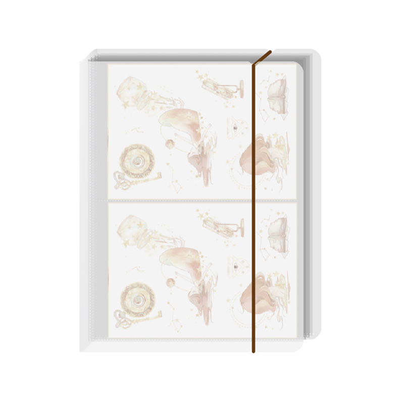 京京定制二段定页收纳册A6贴纸穷游明信片透明收纳册6寸G2-S二代 - 图3