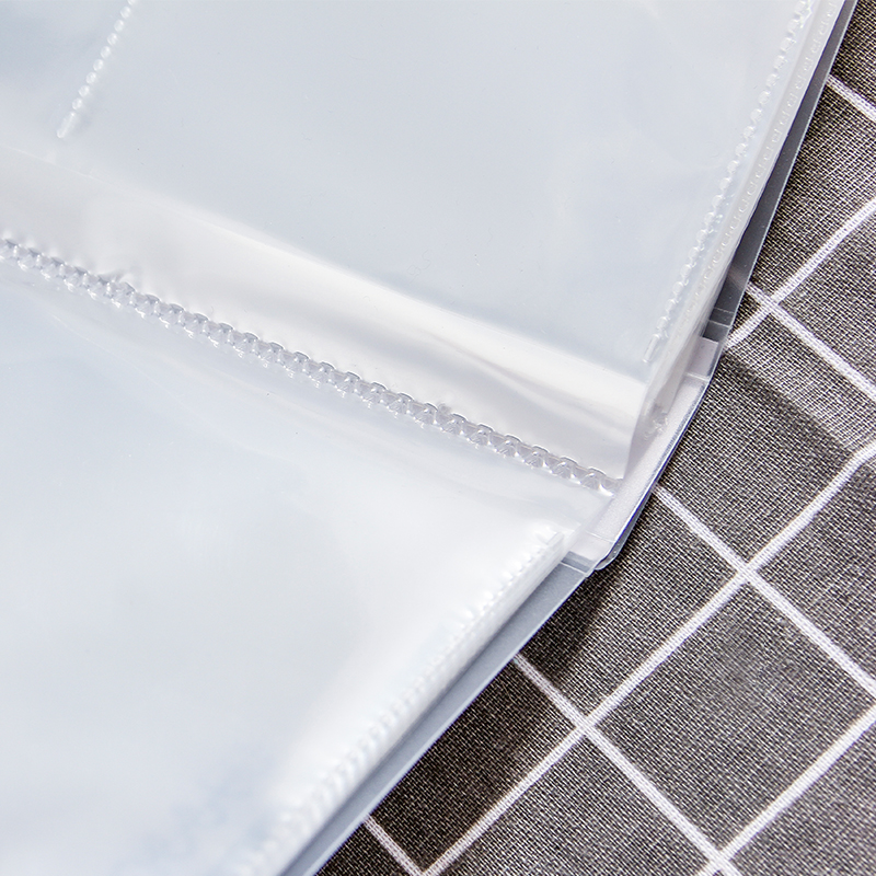 京京定制二段定页收纳册A6贴纸穷游明信片透明收纳册6寸G2-S二代 - 图2