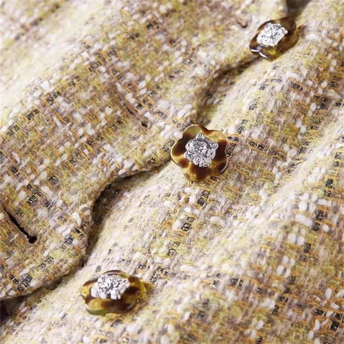 Z116优雅小香风大衣 - 图1