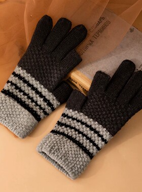 【官方正品】露二指手套秋冬季