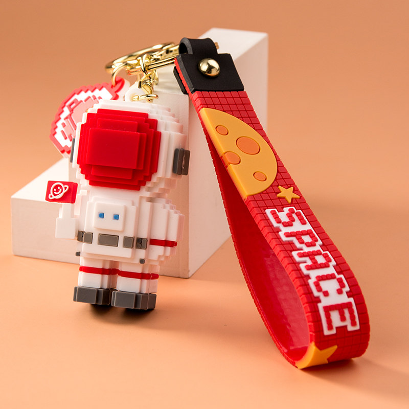 宇航员钥匙扣手绳包包挂件创意网红汽车链男女书包挂饰锁匙圈环,淘宝优惠券,粉丝福利购,淘宝优惠卷