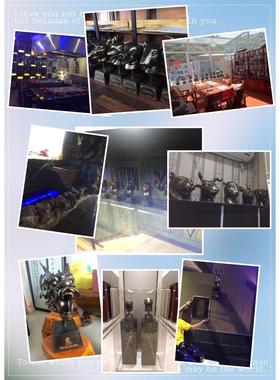 圆明园十二生肖12兽首 全套铜像创意中式树脂工艺品牛虎龙马摆件