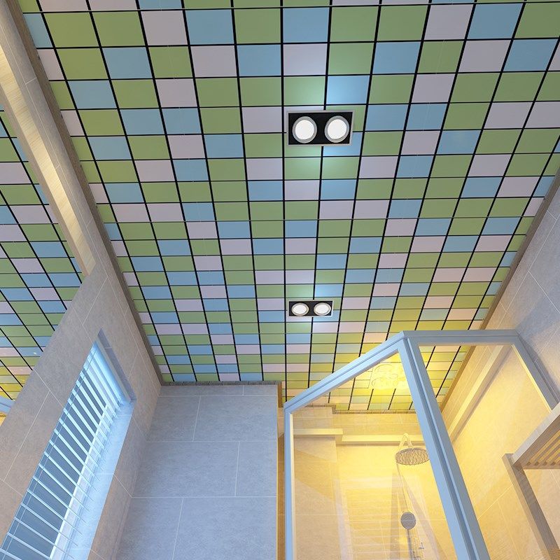 天花板自粘墙贴 吊顶装饰屋顶贴纸欧式加厚防水厨房卫生间pvc壁纸,淘宝优惠券,粉丝福利购,淘宝优惠卷