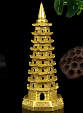 铜9九层文昌塔摆件家用装饰工艺礼品