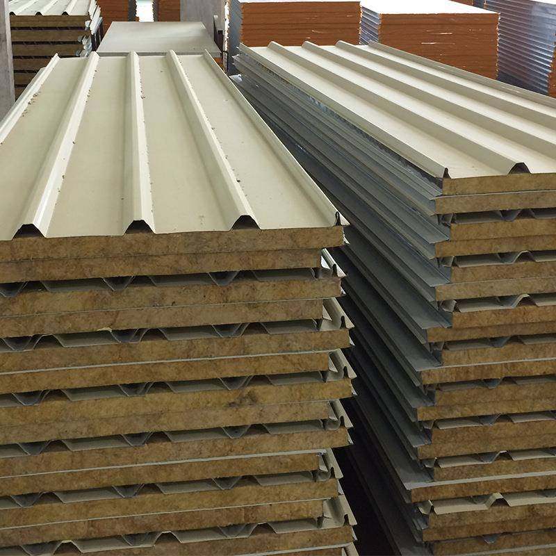 50mm岩棉夹芯瓦厂房屋顶彩钢夹芯瓦源头工厂镀铝锌彩钢板阻燃隔热,淘宝优惠券,粉丝福利购,淘宝优惠卷