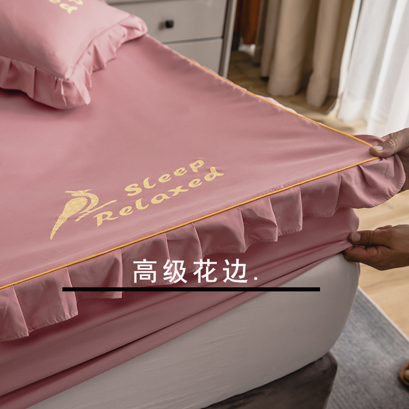 2023年新款床笠单件防滑固x定床套罩席梦思床垫防尘保护套床单全 - 图0