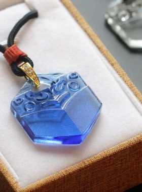 越王剑勾践男士挂饰收藏中国古代春秋战国名宝剑创意元素琉璃吊坠