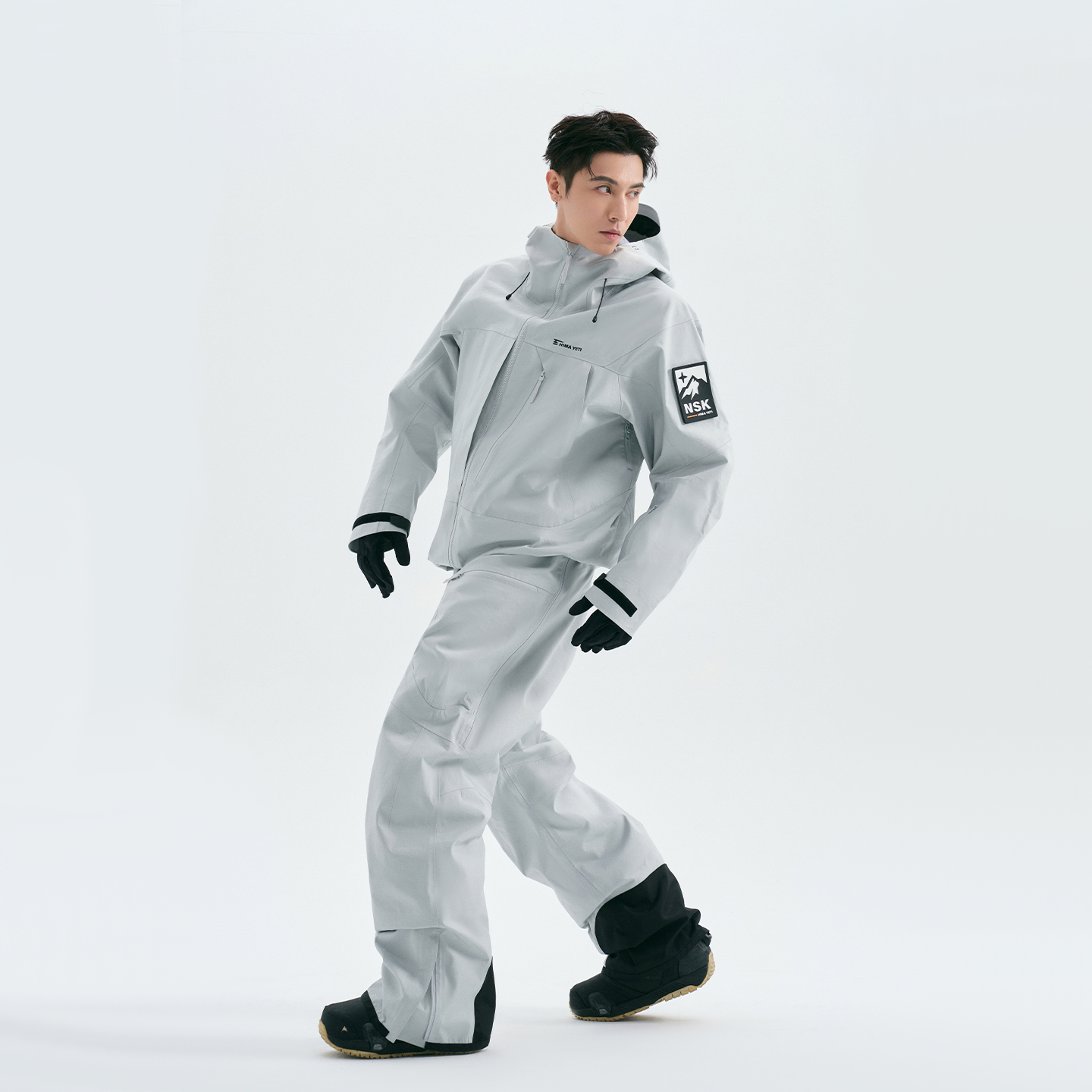 喜马猿 NSK 3L硬壳雪服 PA66 100D直接透气耐磨无氟防水HIMA YETI,淘宝优惠券,粉丝福利购,淘宝优惠卷