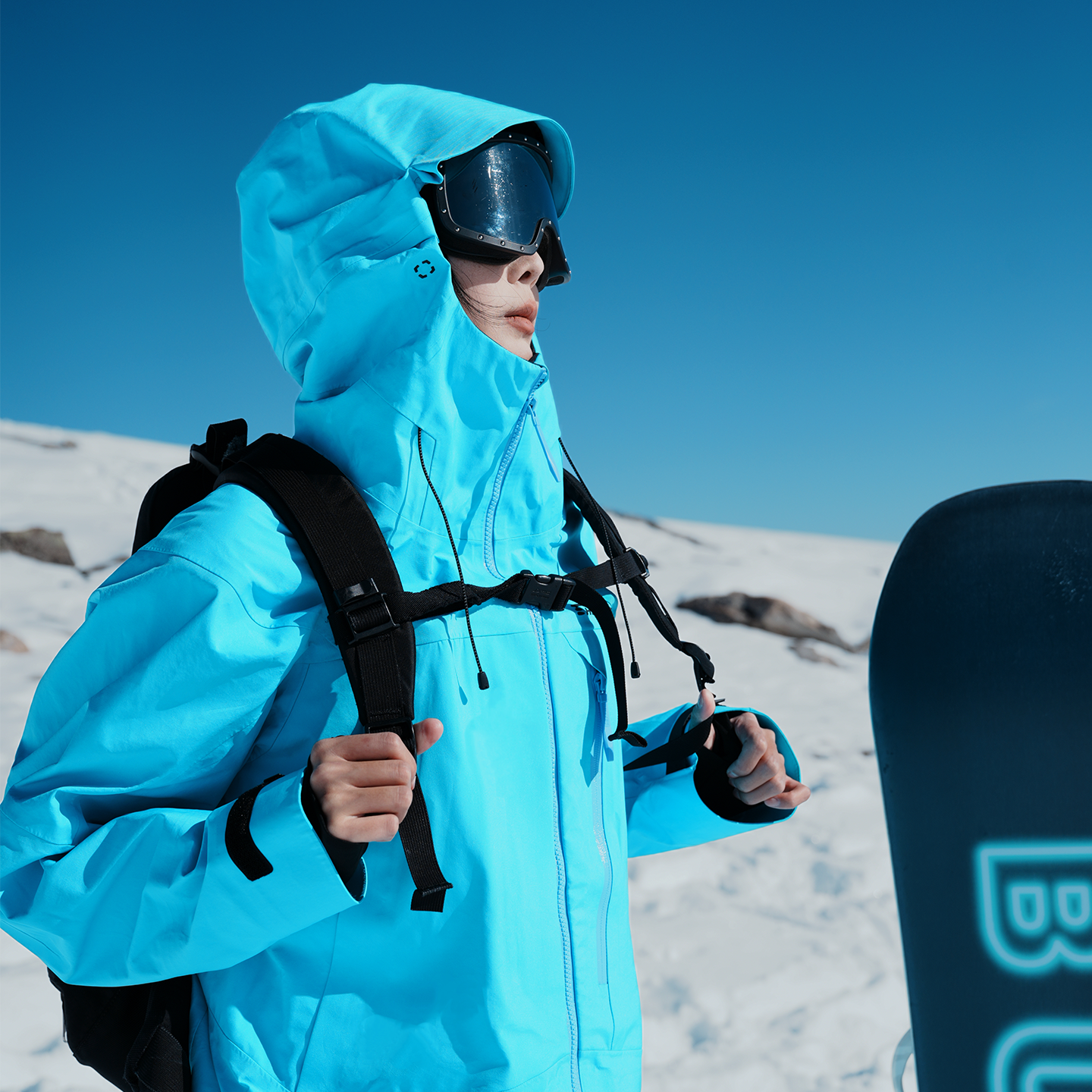 喜马猿 NSK 3L硬壳雪服 PA66 100D直接透气耐磨无氟防水HIMA YETI,淘宝优惠券,粉丝福利购,淘宝优惠卷