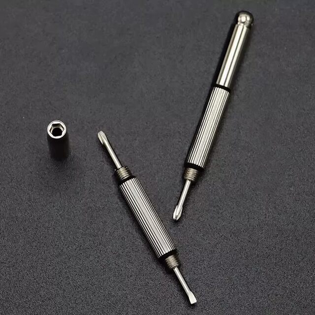 Screwdriver multifunctional three-in-one three-use glass accessories ອຸປະກອນການສ້ອມແປງ screwdriver multifunctional Portable