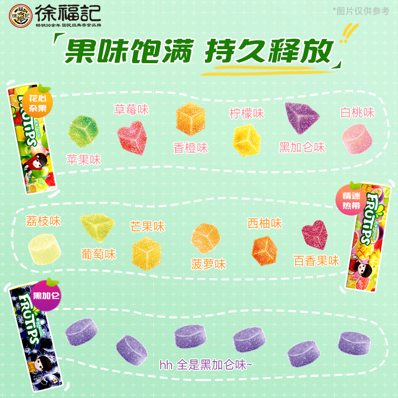 【孙颖莎】雀巢趣满果水果果汁软糖混合口味橡皮糖糖果童年零食,淘宝优惠券,粉丝福利购,淘宝优惠卷