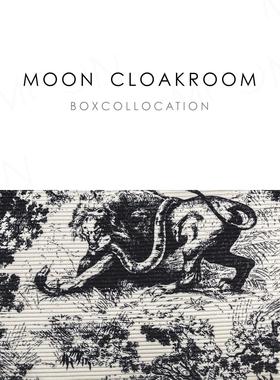 moon样板房衣柜收纳箱衣帽间收纳盒灰色老虎整理箱软装摆件