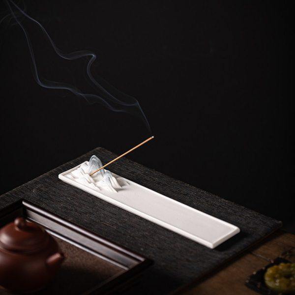 千里江山香插线香炉家用室内卧香炉陶瓷摆件插香香座线香座香薰炉,淘宝优惠券,粉丝福利购,淘宝优惠卷