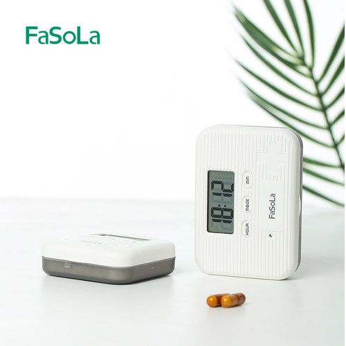 日智能电子药盒定时吃药提醒器小号分周药盒 - 图1
