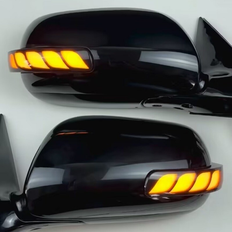 适用0611款六代凯美瑞CAMRY后B视镜流水转向灯AXIO白蓝光动态扫 - 图2