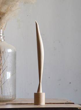 象有形/空间之鸟 创意 抽象几何艺术品 实木 北欧风桌面装饰摆件