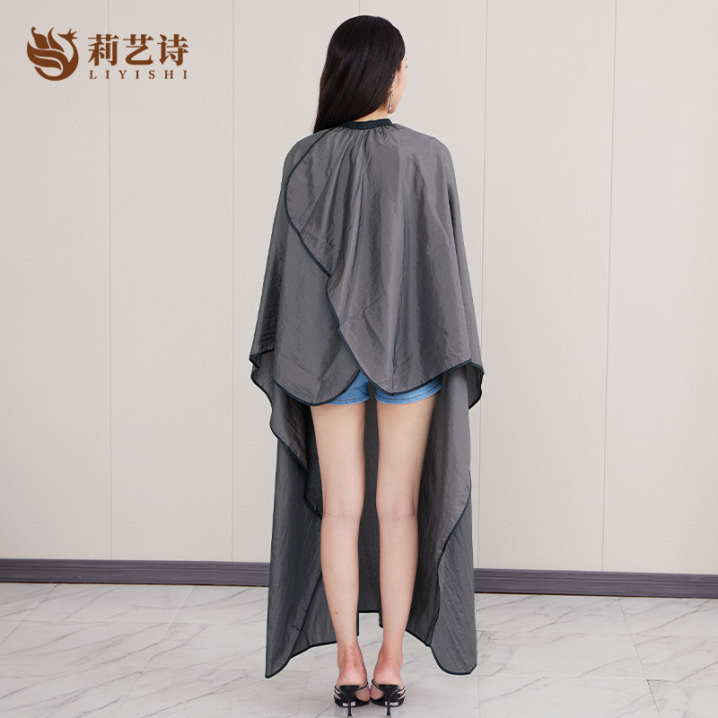 定制防水剪头发不沾发家用发廊专用加长理发美发围布理发店黑色,淘宝优惠券,粉丝福利购,淘宝优惠卷