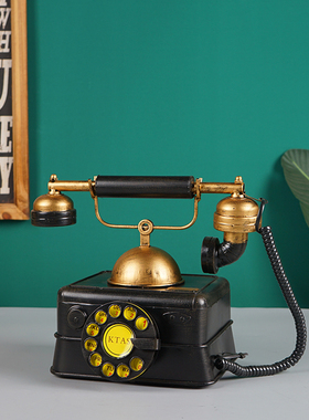老式复古电话机座机道具摄影拍照民国时期的老上海民国风装饰