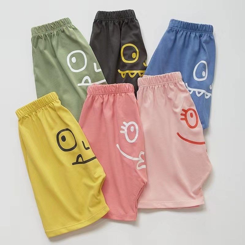 5条装夏季宽松宝宝短裤七分大pp哈伦中裤12345岁男女婴幼儿童尿裤,淘宝优惠券,粉丝福利购,淘宝优惠卷