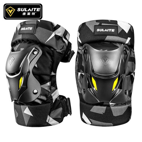 速莱特摩托车护膝护肘越野机车骑行防风护腿防摔膝盖骑士护具夏季 - 图3
