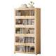 Solid wood bookshelves floor-standing storage rack integrated wall bookcase children's simple storage cabinet students' home storage cabinet