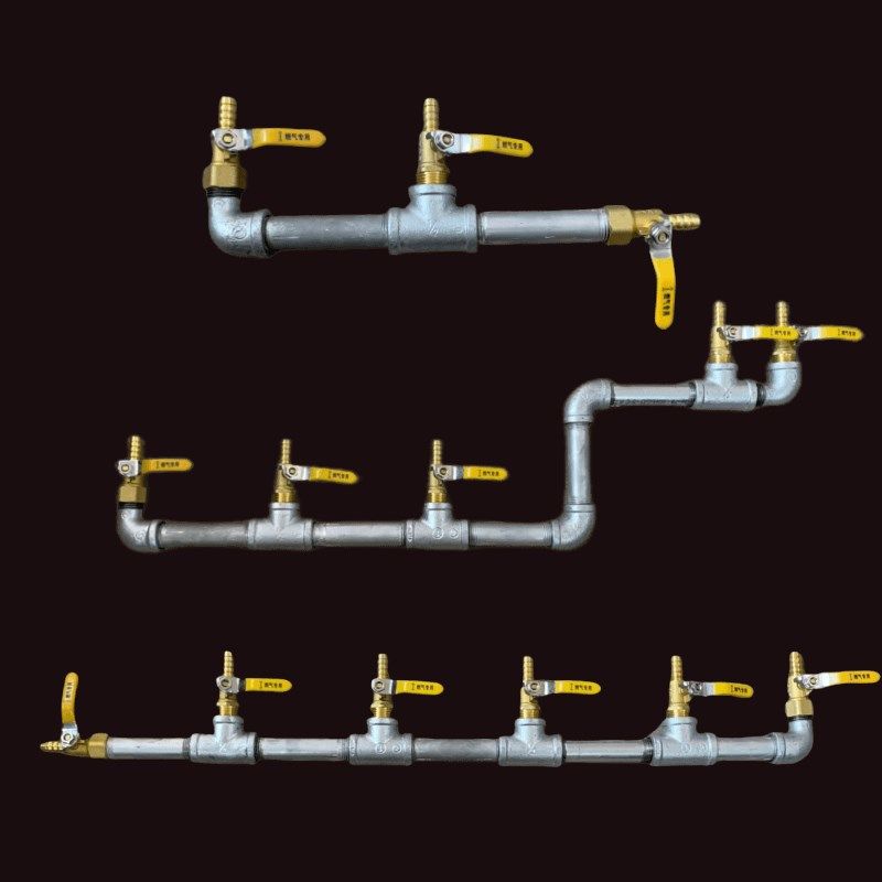 多气多灶分路气装置饭店小吃车软管改造镀锌燃气管定制,淘宝优惠券,粉丝福利购,淘宝优惠卷