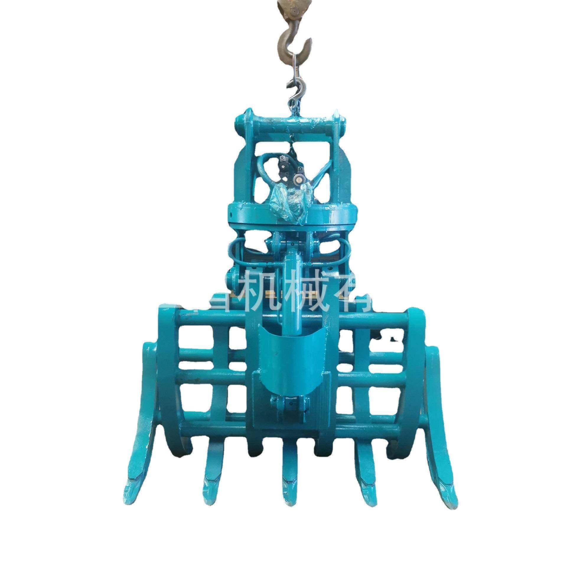 挖掘机加装抓木器3+2机械抓钢机林场用360度液压旋转夹木机三昌,淘宝优惠券,粉丝福利购,淘宝优惠卷