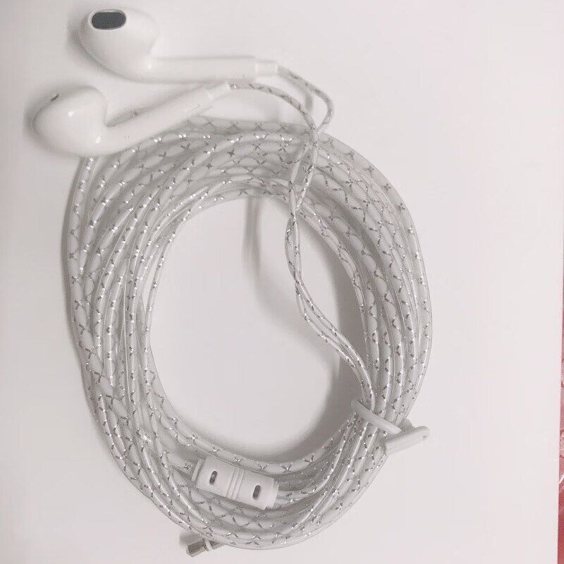 花斑鼠2m有线耳机加长线半入耳电脑游戏耳塞3.5mm 直播耳机2米 - 图3