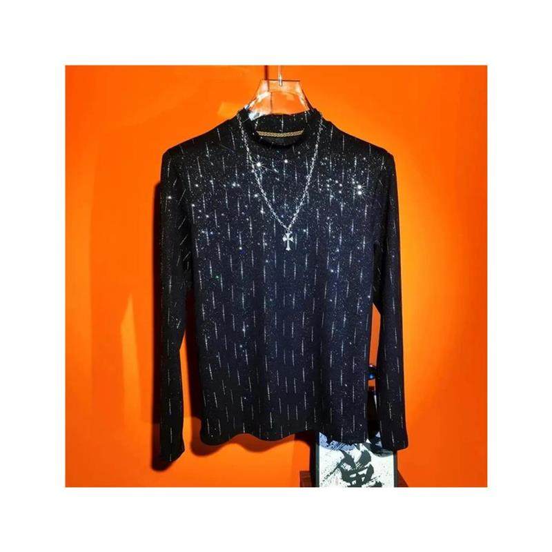 烽焱严选双十一轻奢精品秋季修身N型半高领长袖T恤打底衫男士重工,淘宝优惠券,粉丝福利购,淘宝优惠卷