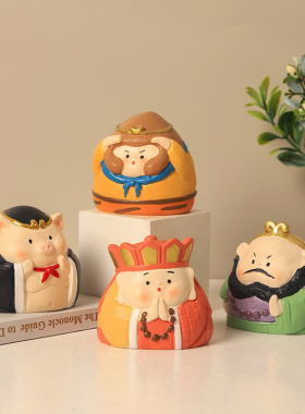 如来佛祖小摆件西游记师徒四人车载观音装饰办公桌面国潮唐僧手办