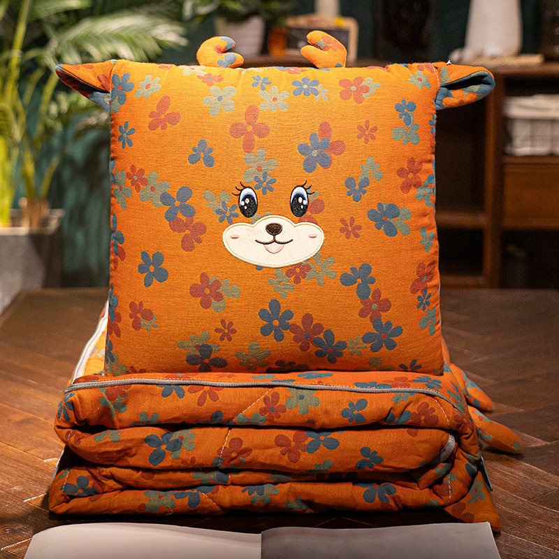 抱枕被子两用毯子二合一加厚办公室摺叠午睡枕头沙发汽车靠枕车载,淘宝优惠券,粉丝福利购,淘宝优惠卷