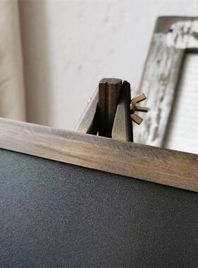 咖啡店装饰吧台摆件复古创意小厨师餐厅台式咖啡馆桌面黑板留言板