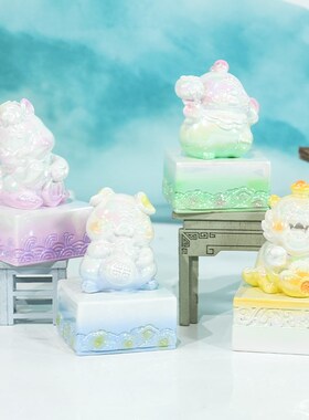 十二生肖玉玺印章本命年桌面摆件办公室工位装饰家居布置新年礼物