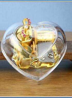 苏民峰推荐铜金属发条式音乐盒天空之城千与千寻风水八音盒摆件